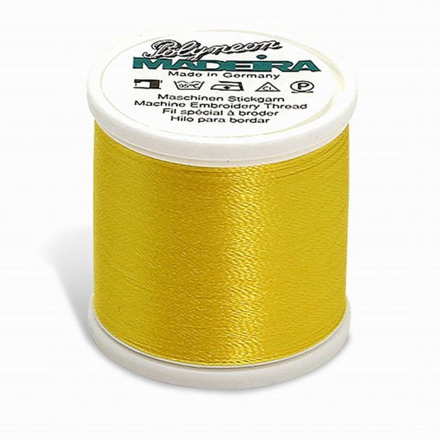 Madeira - 98451924 - Embroidery Thread - POLYNEON 40 BRIGHT YELLOW 440YD/400M  - Mimifabrics Canada