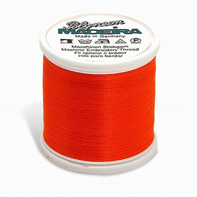 Madeira - 98451947 - Embroidery Thread - POLYNEON 40 NEON LOBSTER 440YD/400M  - Mimifabrics Canada