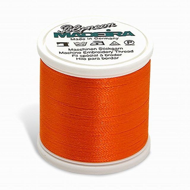 Madeira - 98451965 - Embroidery Thread - POLYNEON 40 PUMPKIN 440YD/400M  - Mimifabrics Canada