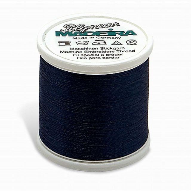 Madeira - 98451975 - Embroidery Thread - POLYNEON 40 DUSTY NAVY 440YD/400M  - Mimifabrics Canada