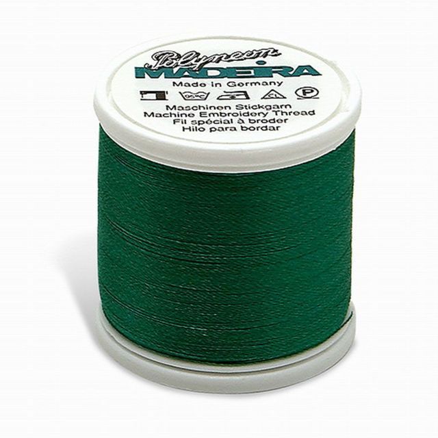 Madeira - 98451988 - Embroidery Thread - POLYNEON 40 GRASS GREEN 440YD/400M  - Mimifabrics Canada