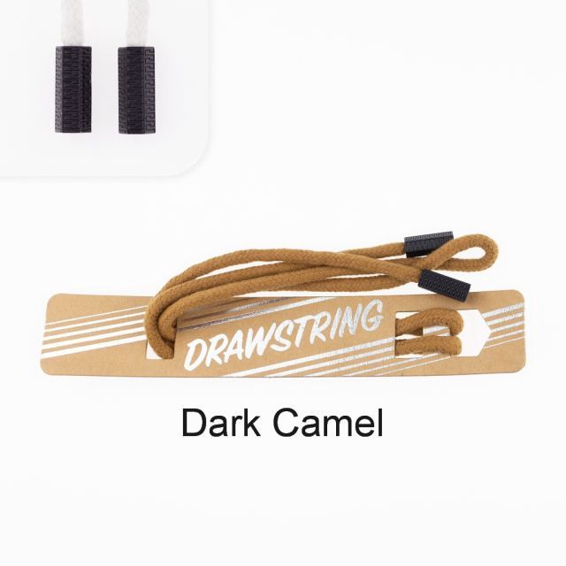 Dark Camel - 5mm Cording with Black Hexagon Cord End