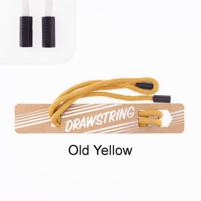 Old Yellow - 5mm Cording with Black Hexagon Cord End
