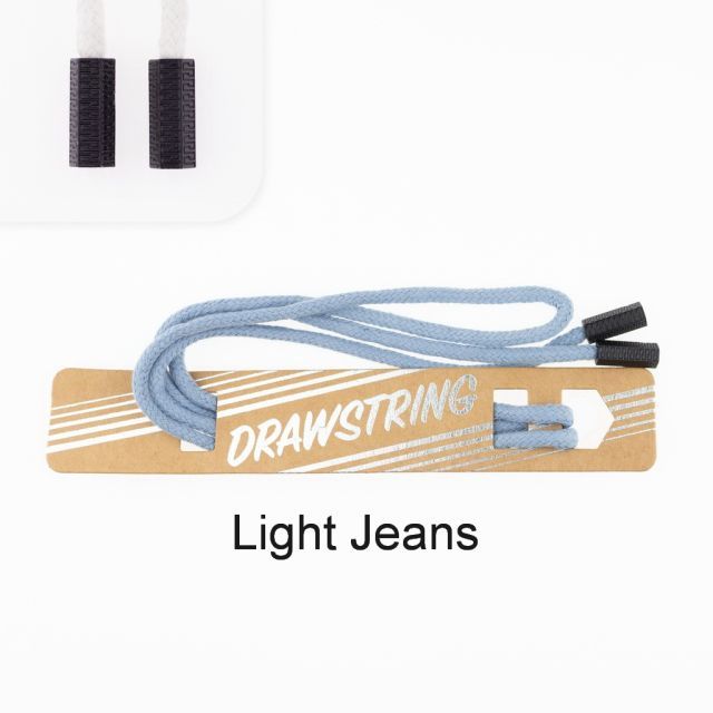 Light Jeans - 5mm Cording with Black Hexagon Cord End col. 413