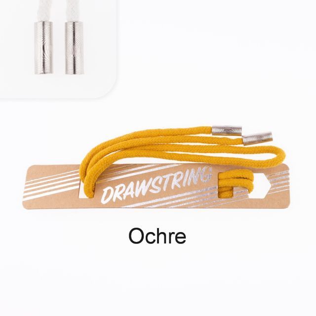 Ochre - 5mm Cording with Silver Cord End col. 438