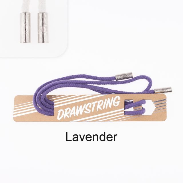 Lavender - 5mm Cording with Silver Cord End col. 450