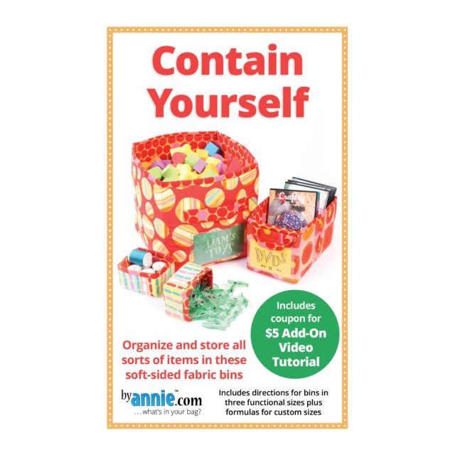 Contain Yourself - Bag Pattern on Paper - ByAnnie