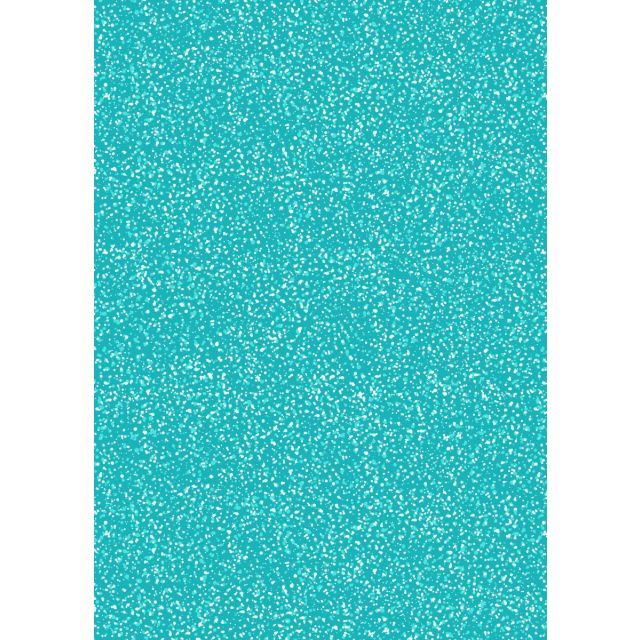 Ocean Glow by Lewis and Irene - Bioluminescence on turquoise with glow in the dark elements - 100% Cotton (Per 1/2m)