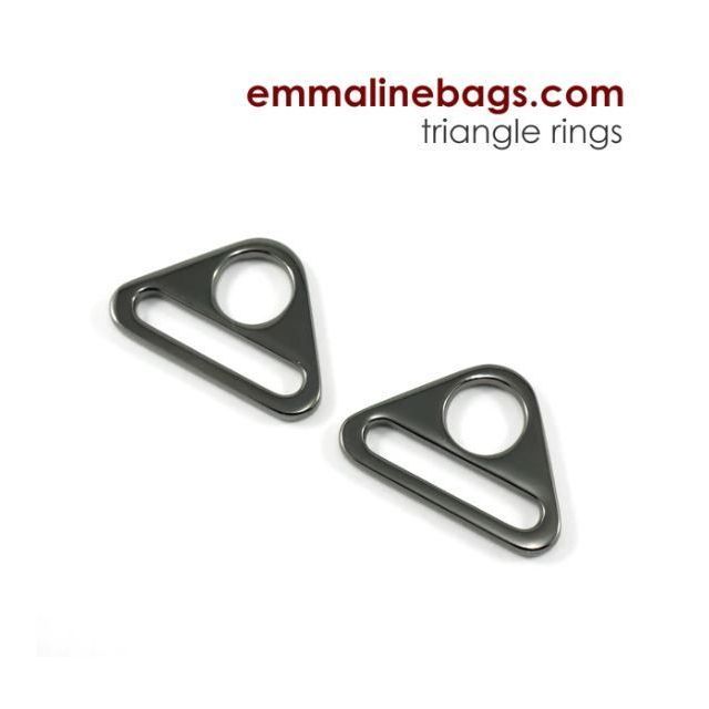 Triangle Rings - Nickel/Silver