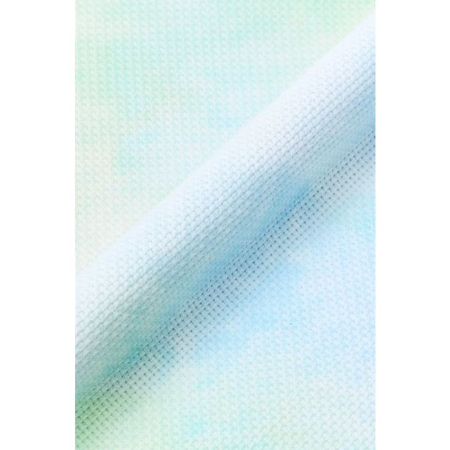 DMC CHARLES CRAFT Printed Cotton Aida 14ct 38 x 45.7cm - Morning Dew (747)