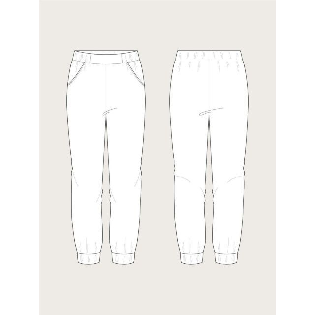 Almost Long Trousers  Pattern  (XS - L) - The Assembly Line