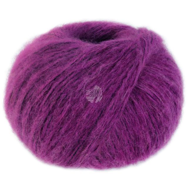 Alpaca Air - Tube Yarn - Electric Purple Col. 006 - 50g Skein by Lana Grossa