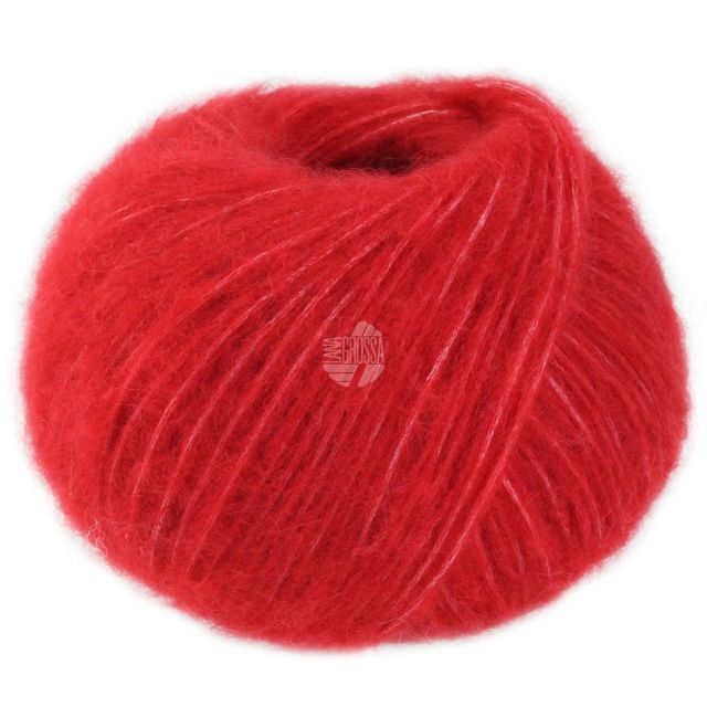 Alpaca Air - Tube Yarn - Red Col. 009 - 50g Skein by Lana Grossa