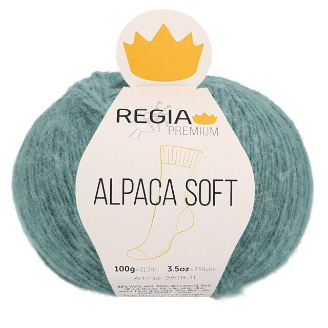 REGIA 4-Ply PREMIUM Alpaca Soft 100g - Sage