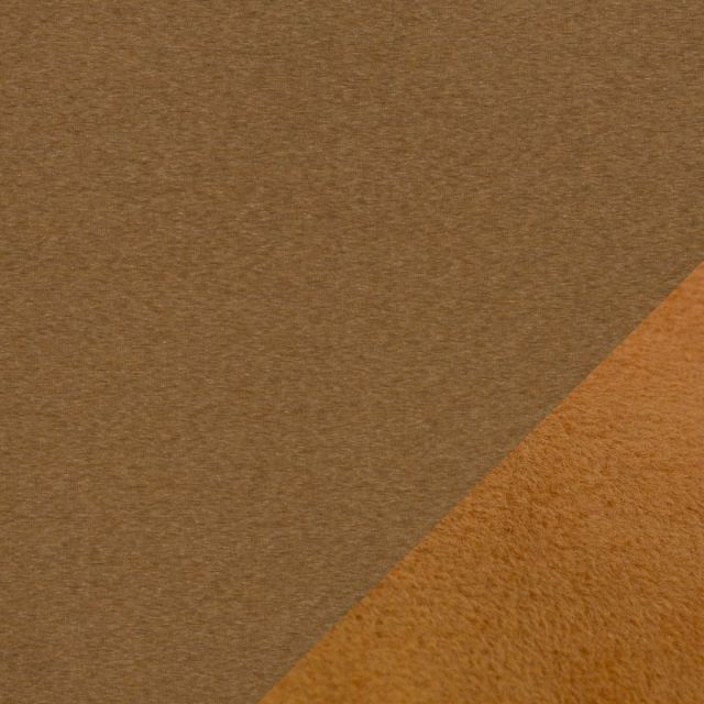 BOLT END - 180CM - Alpine Fleece "Mila" -  Ochre Melange with Ochre Fleece Backing