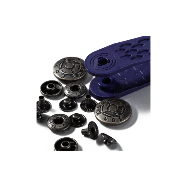 Prym - Non-sew press fastener anorak 6 pcs, 20mm, fusion design 390513 die set incl.