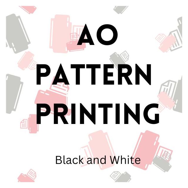A0 Pattern Printing Black and White - Per Page Pricing