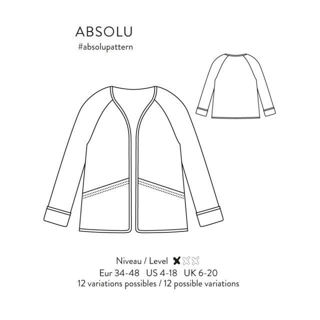 ABSOLU - Jacket Pattern - Atelier Scammit