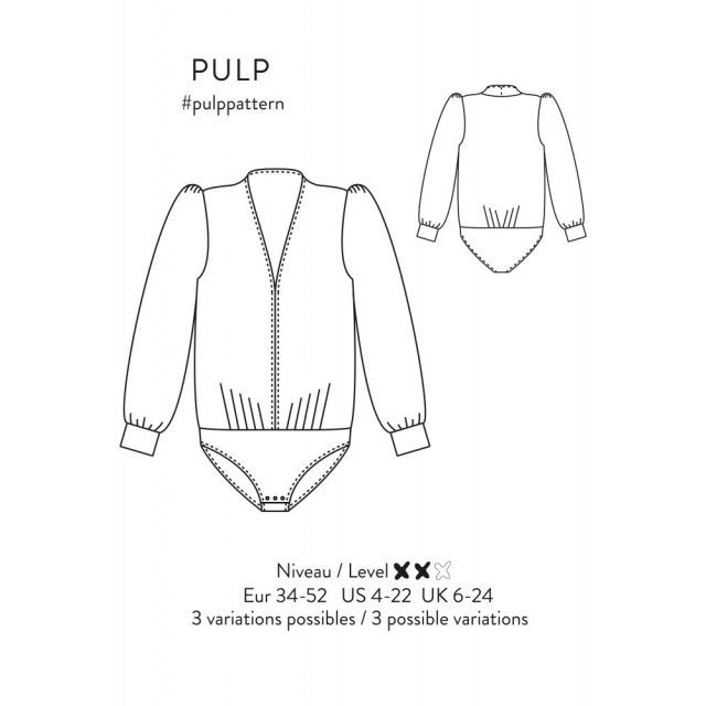 PULP - Bodysuits Pattern - Atelier Scammit