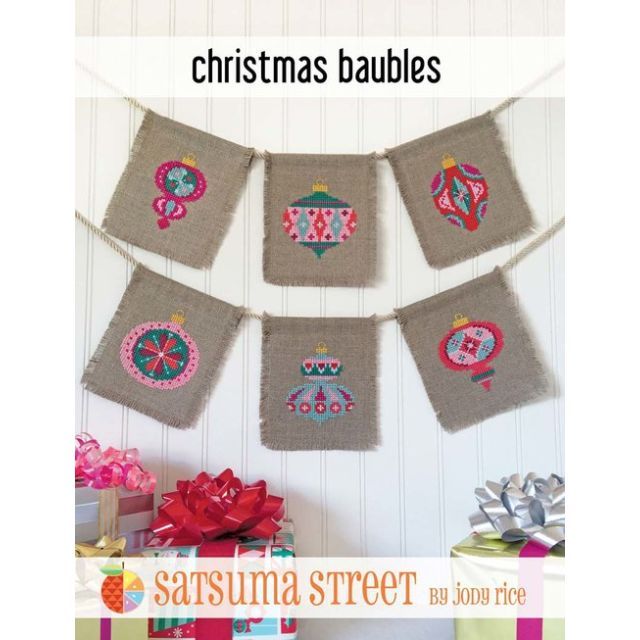 Christmas Baubles - Embroidery KIT