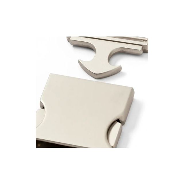 PRYM - Belt buckle, 40mm, silver-coloured, matte 416296