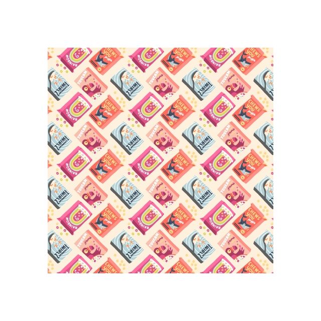 100% Cotton -  Cereously Fun - Midnight Snack Fabric Fabric by Cotton + Steel "Mini Market" Collection