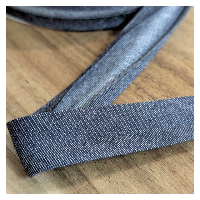 Cotton Bias Tape 20mm "Denim" - Dark Blue Col. 638