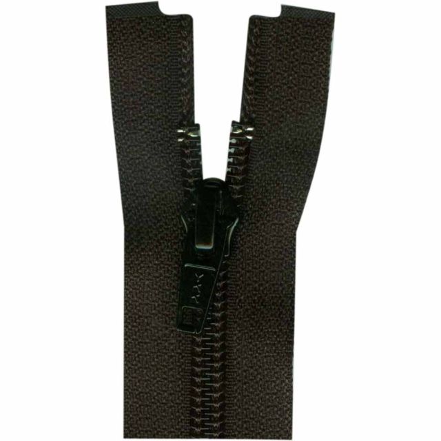 65cm (26in) Black - One-Way Separating Zipper #5 Nylon Coil  - YKK