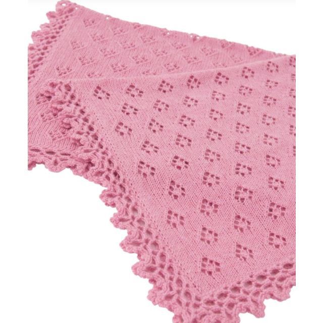 Blanket with Ajour Pattern ECOPUNO - Pattern + Yarn Bundle - Infanti 14 Design 18 LANA GROSSA