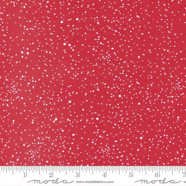 100% Cotton - Blizzard by Sweetwater - Flurries in Red