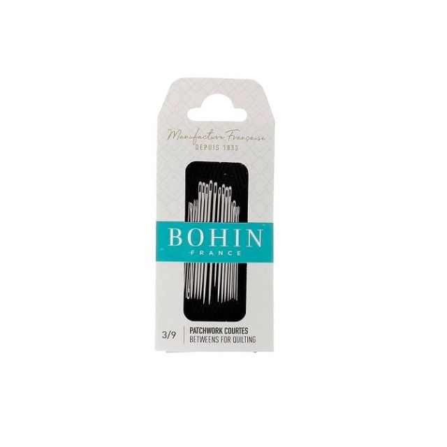 BOHIN -Between Size Quilting Needles, Size No. 3 to 9 x 20 pc.