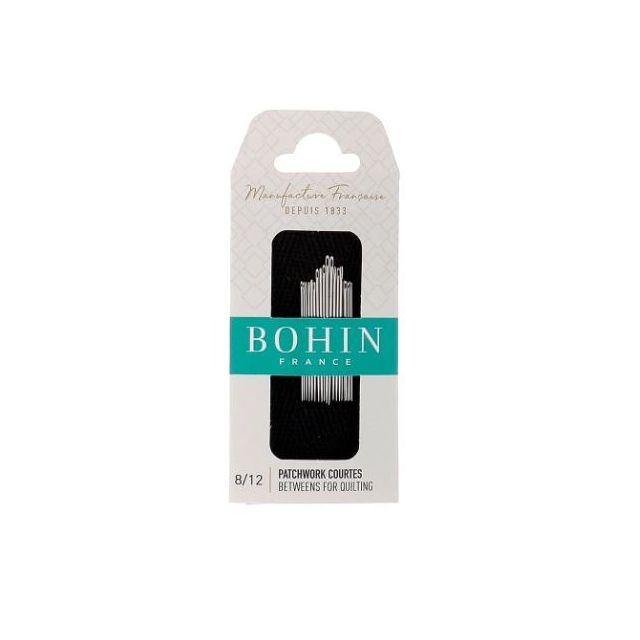 BOHIN -Between Size Quilting Needles, Size No. 8 to 12 x 20 pc.