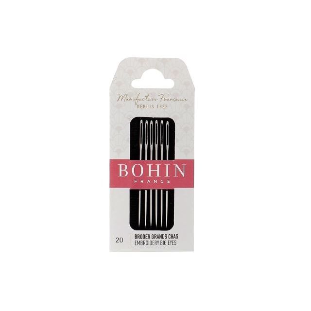 BOHIN -Sharp Tapestry Needles (Chenile), Size No. 20 x 6 pc.