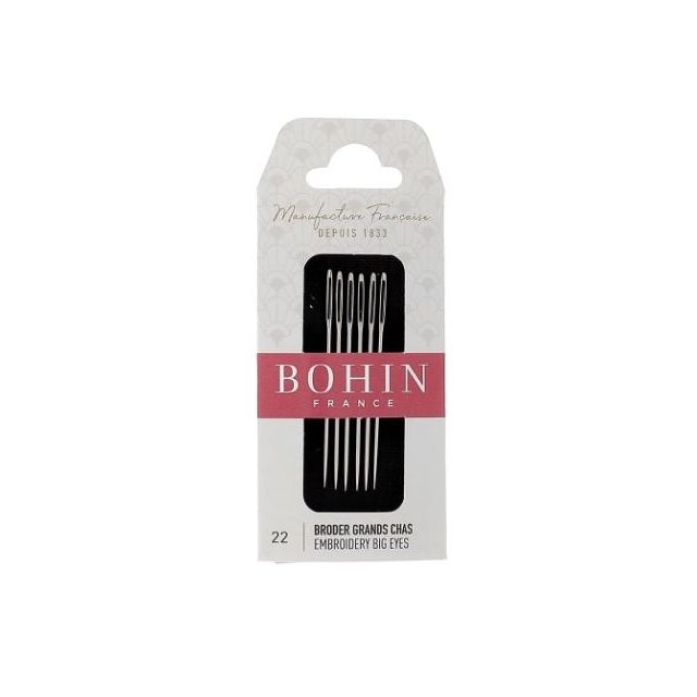 BOHIN -Sharp Tapestry Needles (Chenille), Size No. 22 x 6 pc.