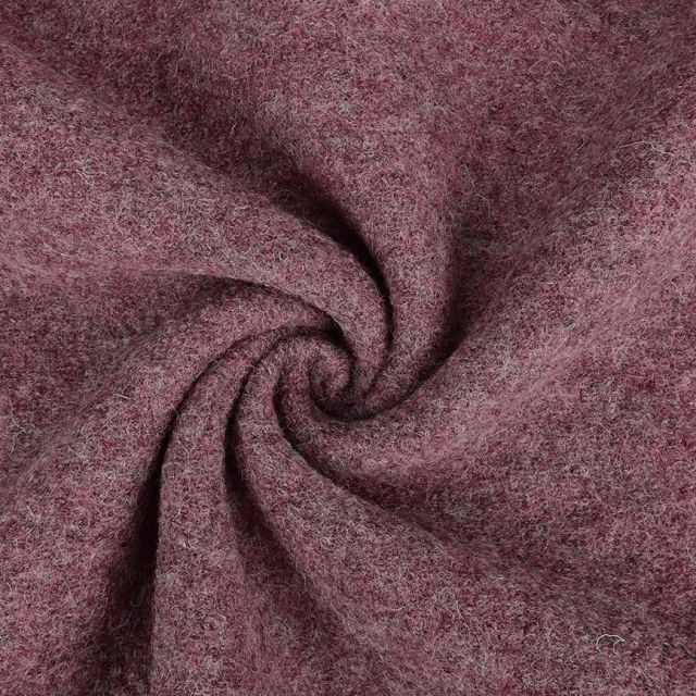 Boiled Wool - 100% Wool - Red Purple
