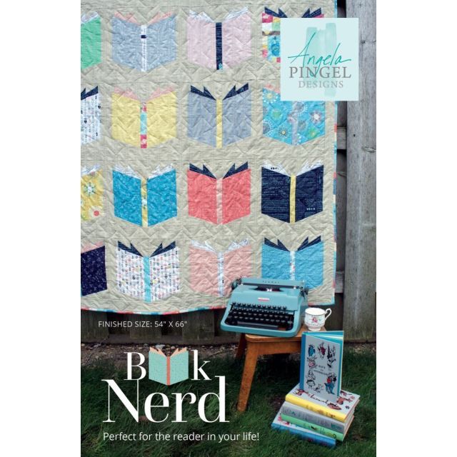 The Book Nerd Quilt Pattern (Paper)