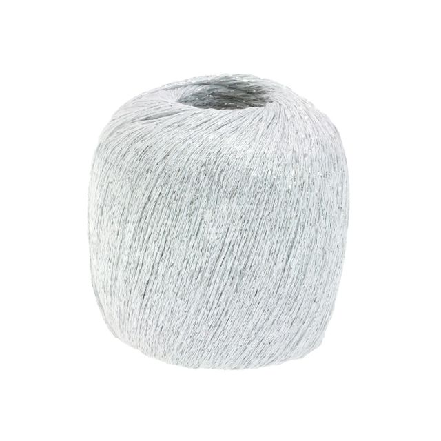 BRILLINO accent yarn - White/Silver Col. 10 25g Ball by Lana Grossa
