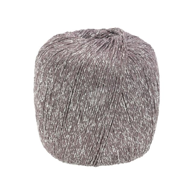 BRILLINO accent yarn - Taupe/Silver Col. 28 25g Ball by Lana Grossa