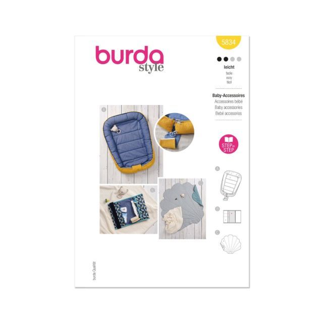 BURDA - 5834 - Baby Accessories