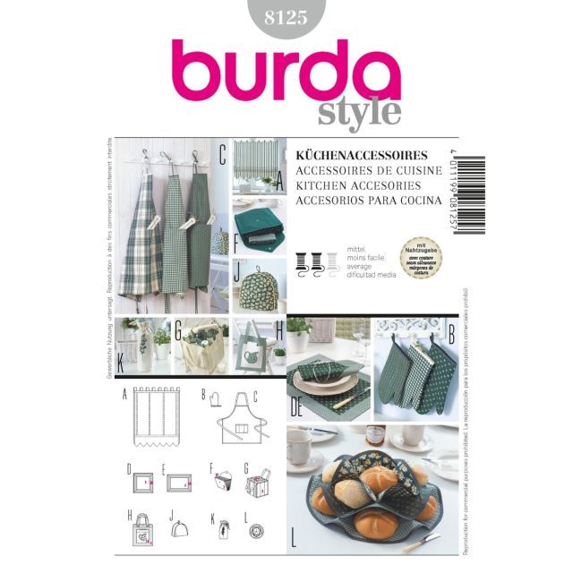 BURDA - 8125 - Kitchen Accessoires