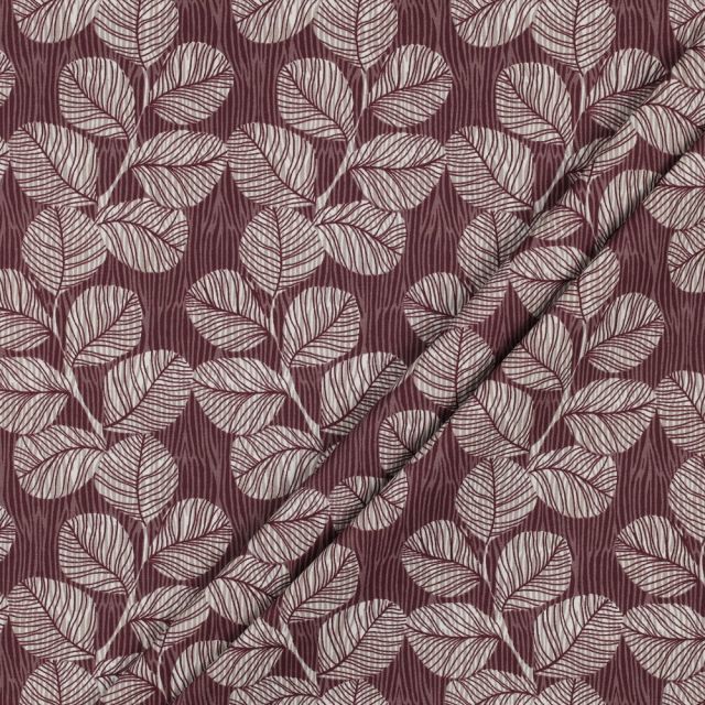 Coated Cotton - Leaves on Mulberry