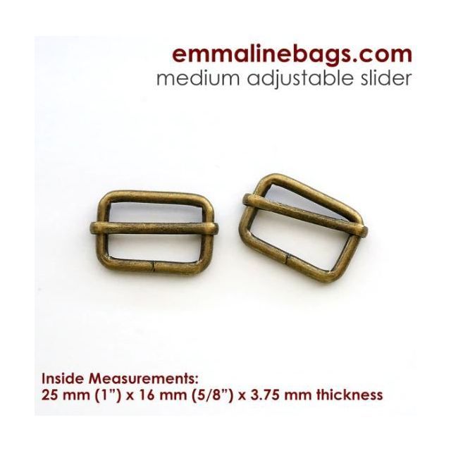 Adjustable Sliders - 25mm - Gold