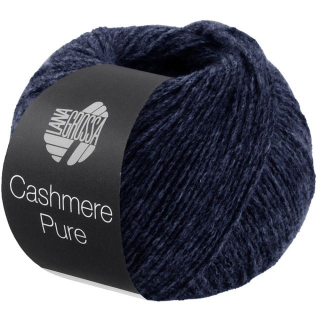 Cashmere Pure - Dark Blue Col. 12 - 25g Yarn Skein by Lana Grossa