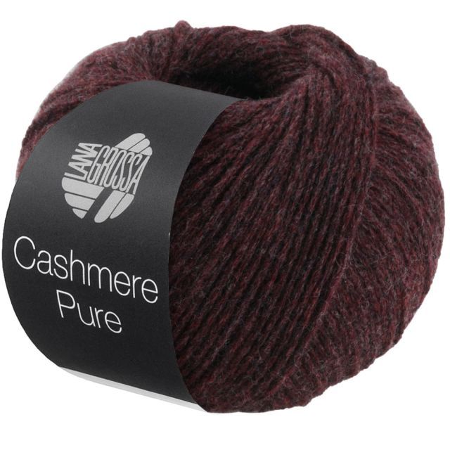 Cashmere Pure - Burgundy Col. 21 - 25g Yarn Skein by Lana Grossa