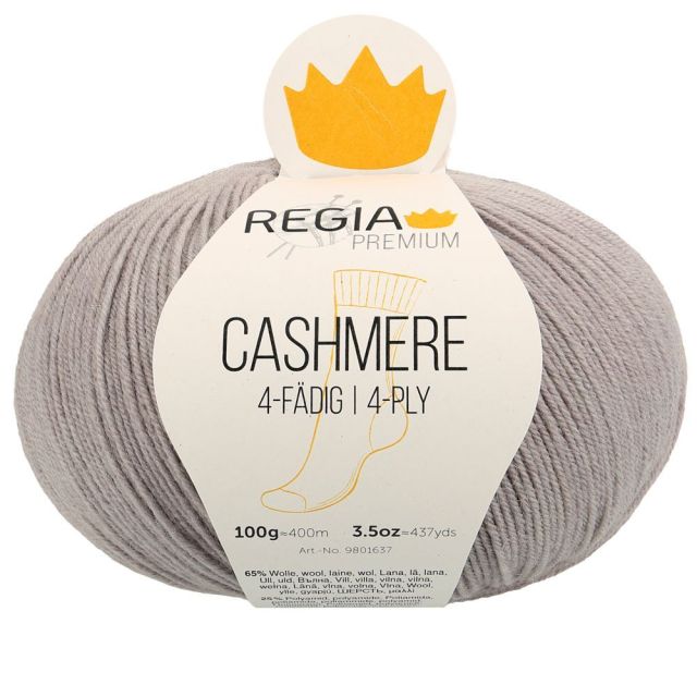 REGIA 4-Ply PREMIUM Cashmere 100g - Grey