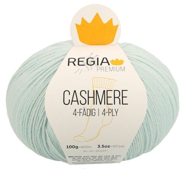 REGIA 4-Ply PREMIUM Cashmere 100g - Soft Mint