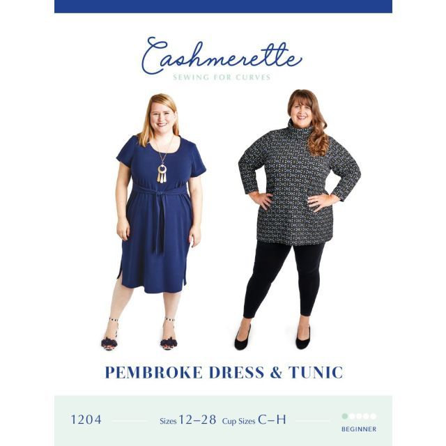 PEMBROKE DRESS AND TUNIC- Size 12-28 by Cashmerette