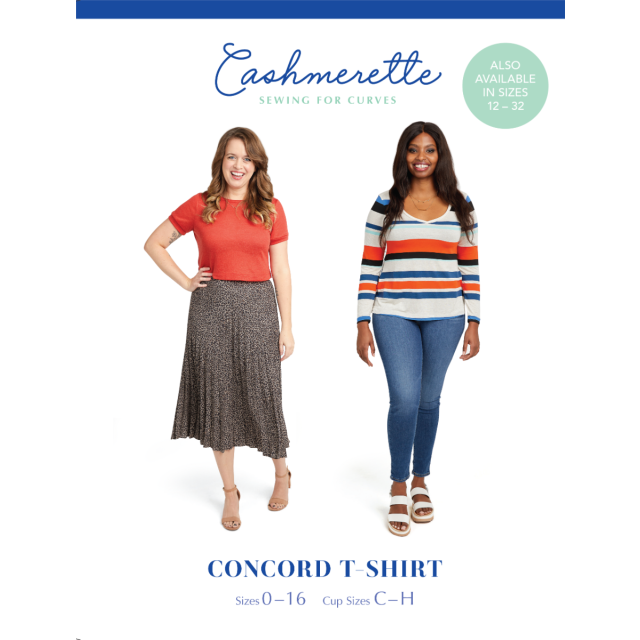 CONCORD T-SHIRT - Size 0-16 by Cashmerette