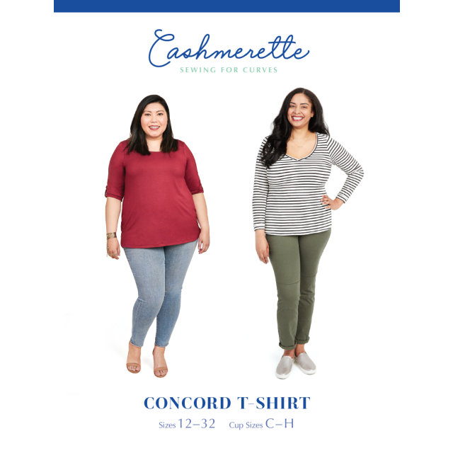 CONCORD T-SHIRT - Size 12-32 by Cashmerette