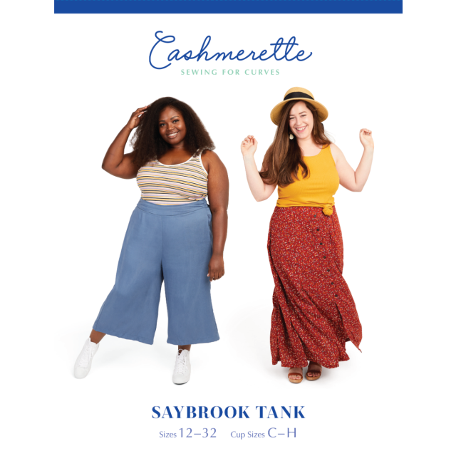 SAYBROOK TANK - Size 12-32 by Cashmerette